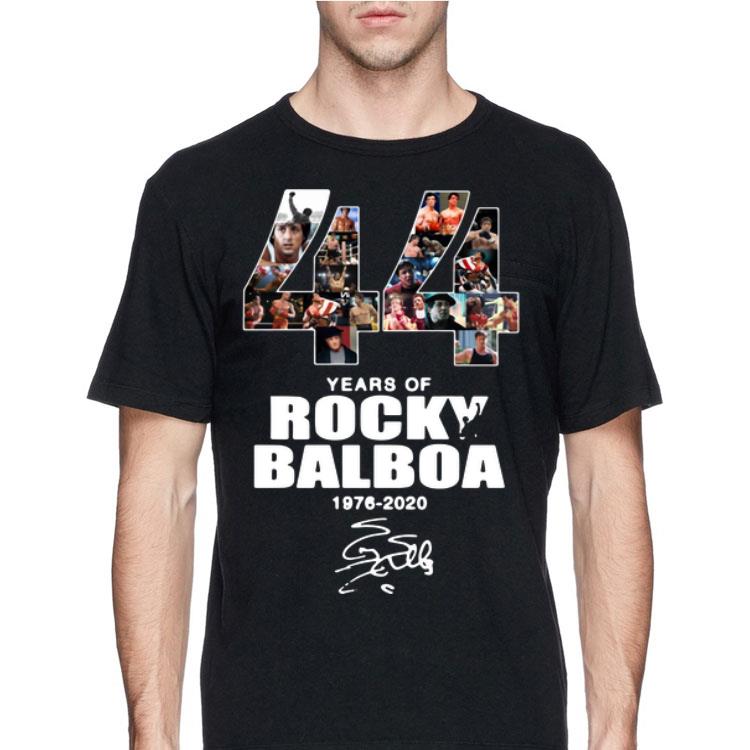44 Years Of Rocky Balboa 1976-2020 signature shirt