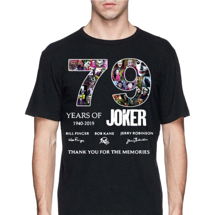 79 Years Of Joker Thank You For The Memories Signature shirt 8 79 Years Of Joker Thank You For The Memories Signature shirt
