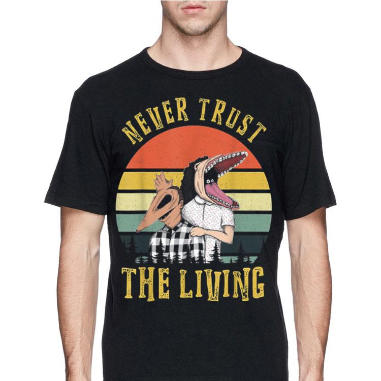 Beetlejuice Never Trust the Living Vintage shirt