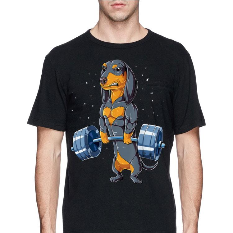 Dachshund Weightlifting Fitness Gym shirt