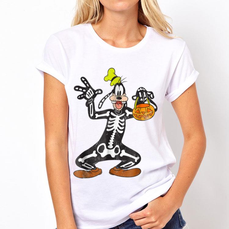 Disney Goofy Skeleton Halloween shirt