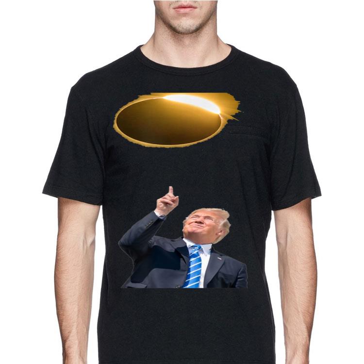 Donald Trump Stares At Solar Eclipse shirt