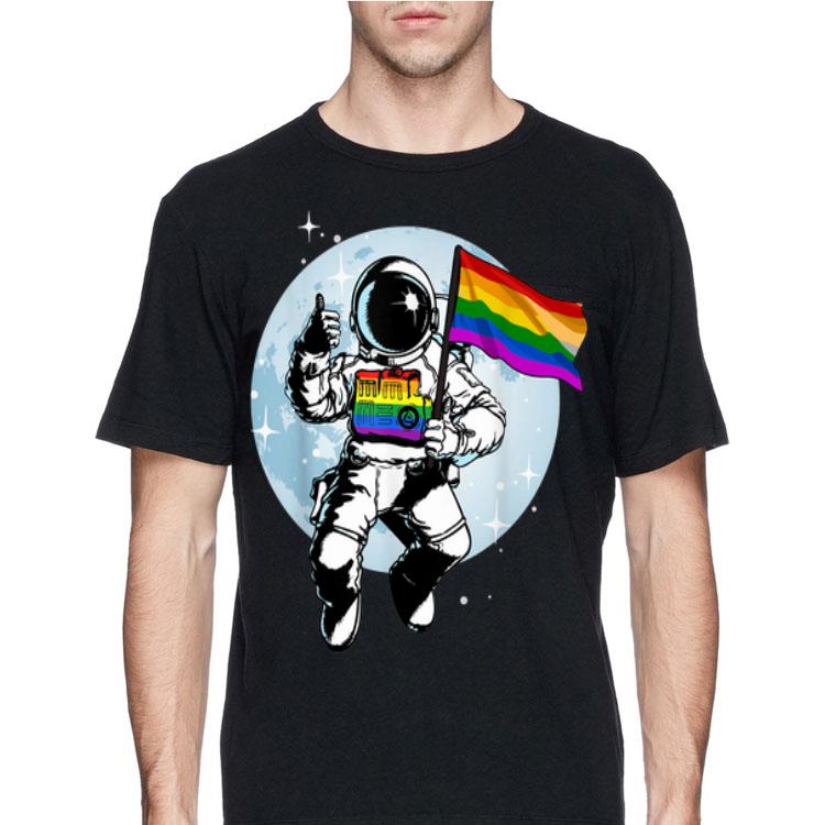Gay Pride Flag LGBT Astronaut shirt