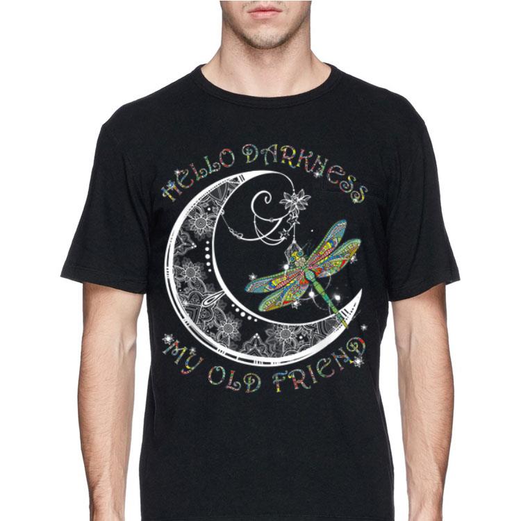 Hello Darkness My Old Friend Dragonfly and Moon shirt 8 Hello Darkness My Old Friend Dragonfly and Moon shirt