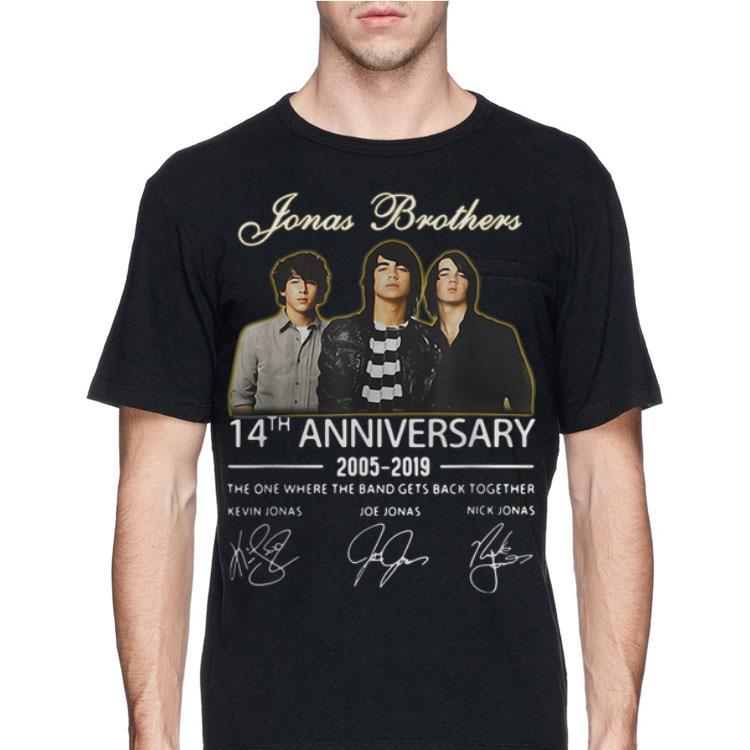 Jonas Brothers 14th Anniversary Signature shirt 8 Jonas Brothers 14th Anniversary Signature shirt