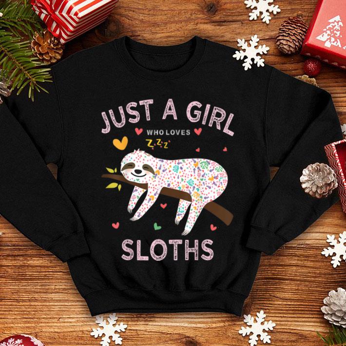 Just A Girl Who Love Sloth shirt 8 Just A Girl Who Love Sloth shirt