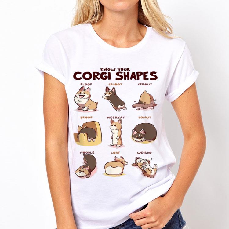 Know Your Corgi Shapes shirt 8 Know Your Corgi Shapes shirt
