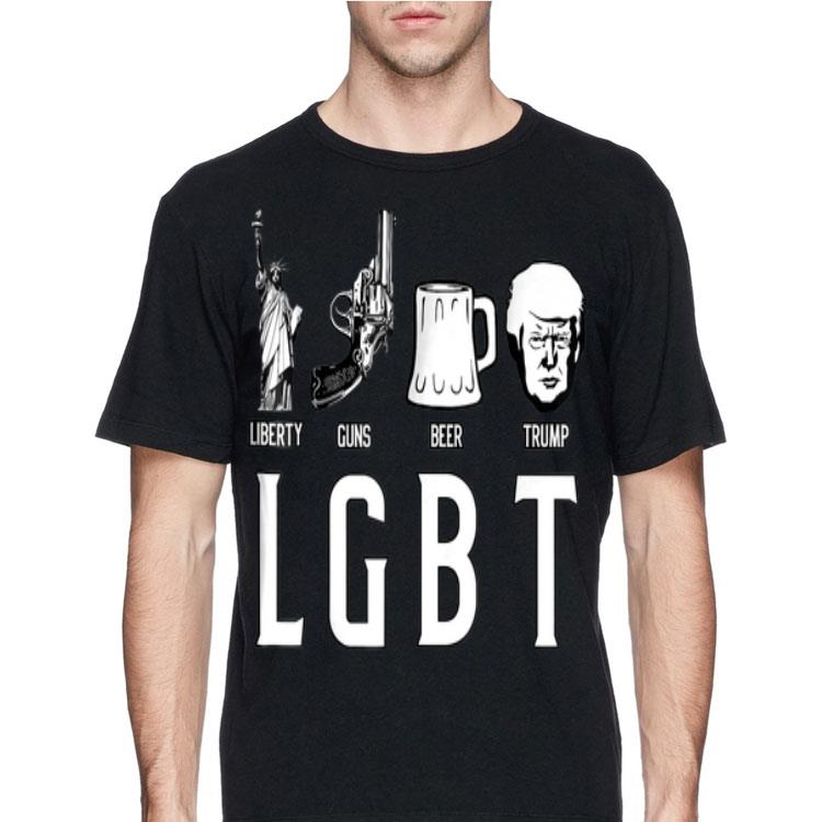 LGBT Liberty Guns Beer Trump shirt 8 LGBT Liberty Guns Beer Trump shirt