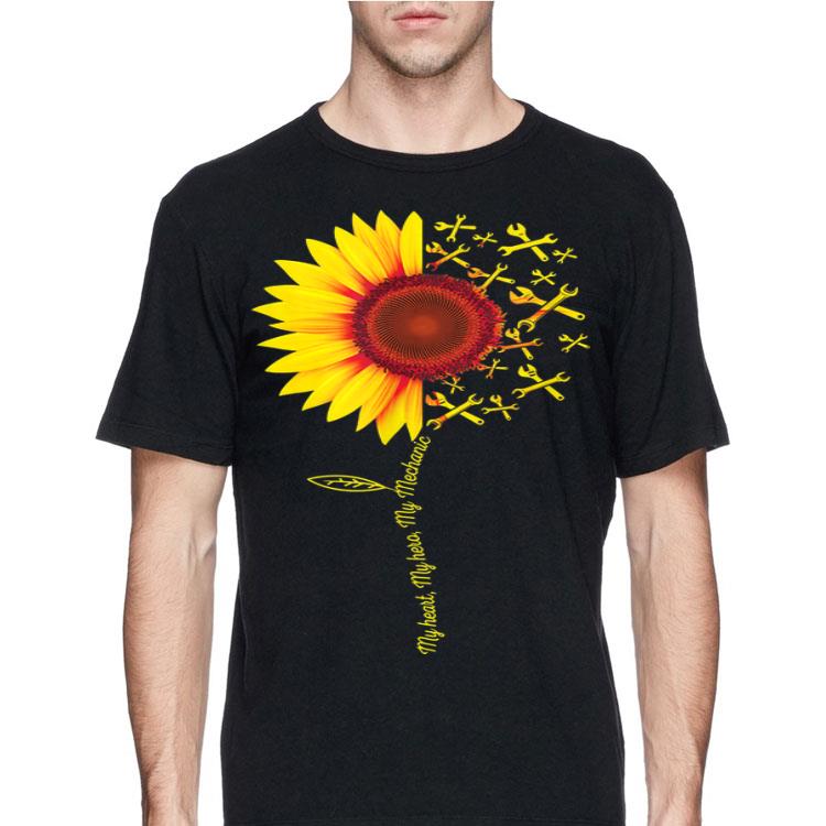 My Heart My Hero My Mechanic Sunflower shirt 8 My Heart My Hero My Mechanic Sunflower shirt