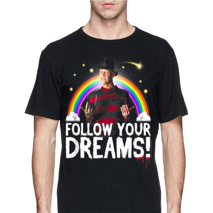 Nightmare Elm Street Follow Your Dreams Rainbow Halloween shirt 8 Nightmare Elm Street Follow Your Dreams Rainbow Halloween shirt