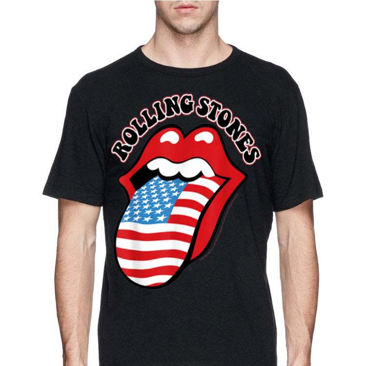 Rolling Stones US Flag Tongue shirt