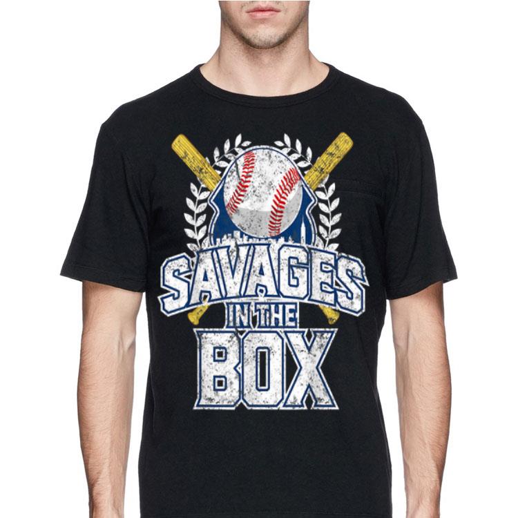 Savages In The Box Baseball shirt