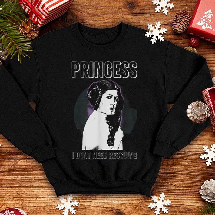 Star Wars Princess Leia I Don't Need Rescuing shirt