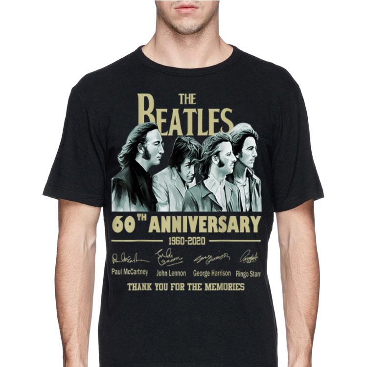 The Beatles 60th Anniversary Thank You For Memories Signature shirt