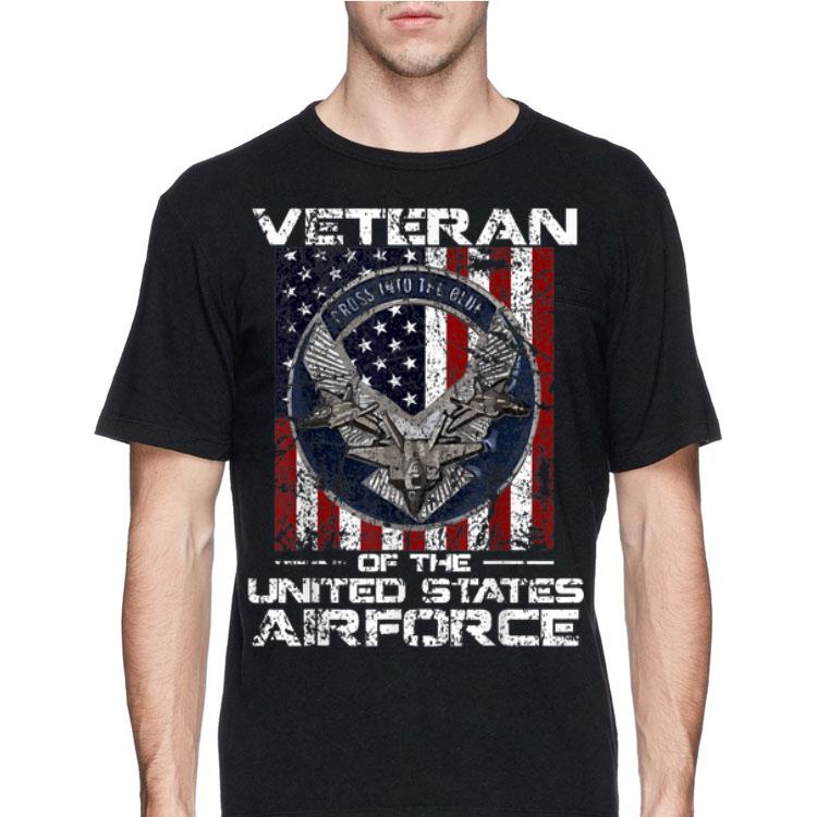 Veteran Of The United States Airforce American Flag shirt