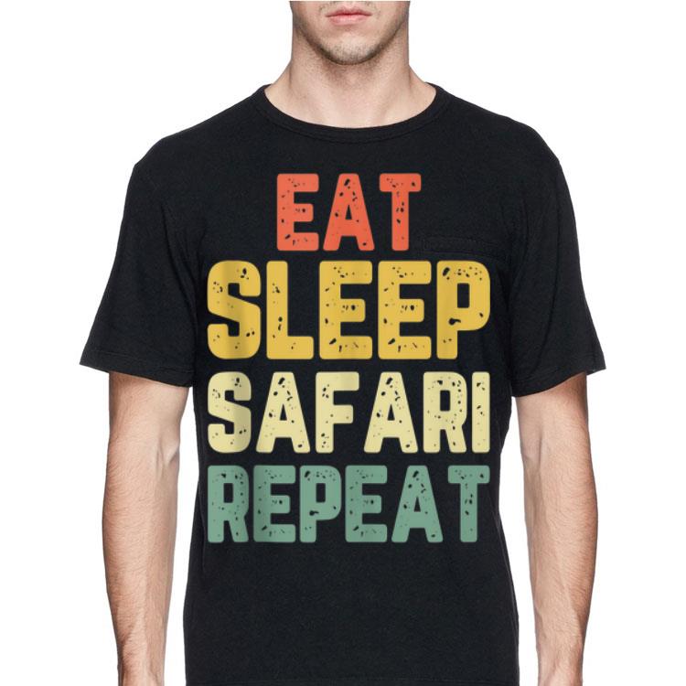 Vintage Eat Sleep Safari Repeat shirt 8 Vintage Eat Sleep Safari Repeat shirt