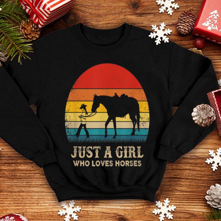 Vintage Just A Girl Who Love Horses shirt 8 Vintage Just A Girl Who Love Horses shirt