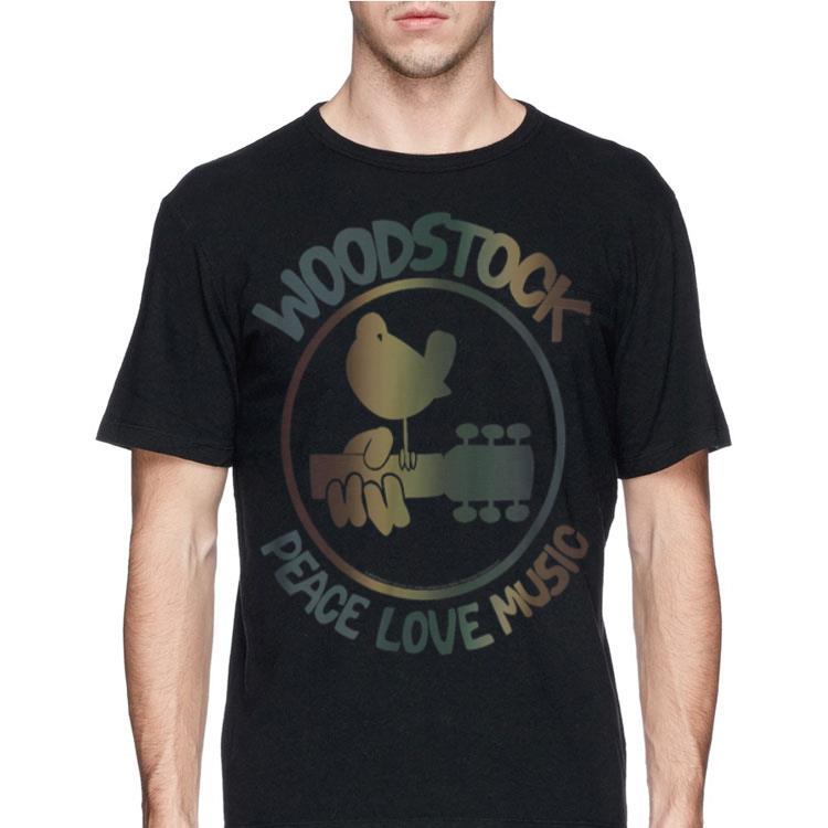 Woodstock Peace Love Music Technicolor Birdie shirt 8 Woodstock Peace Love Music Technicolor Birdie shirt