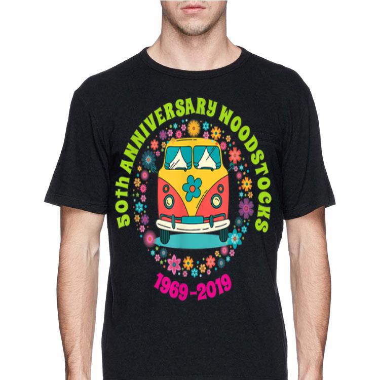 Woodstocks 50th Anniversary Peace Bus 1969 2019 shirt