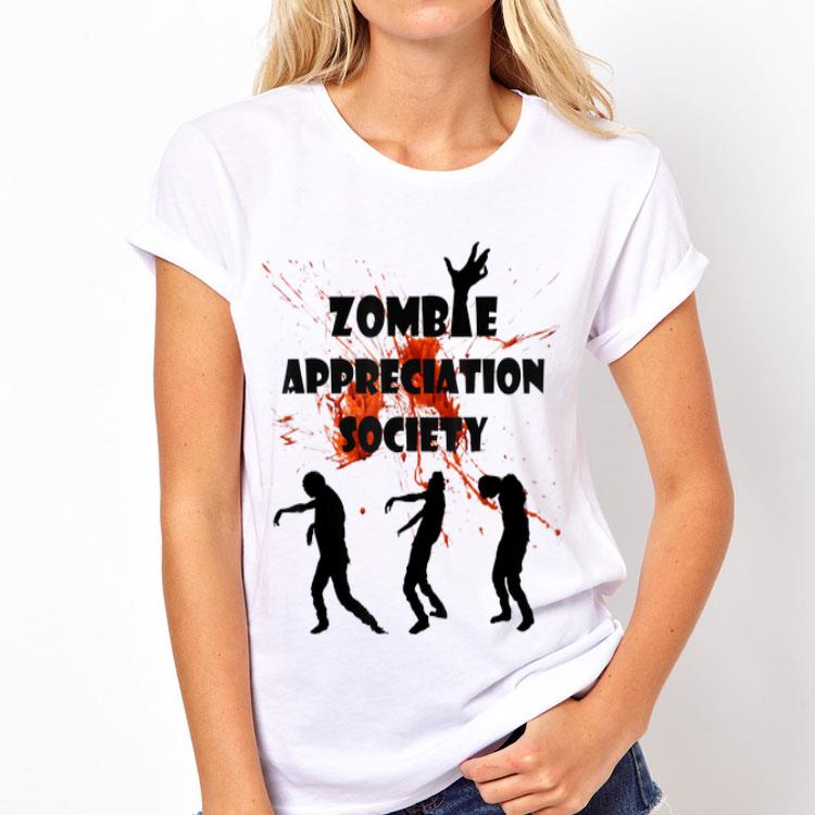 Zombie Appreciation Society Halloween shirt