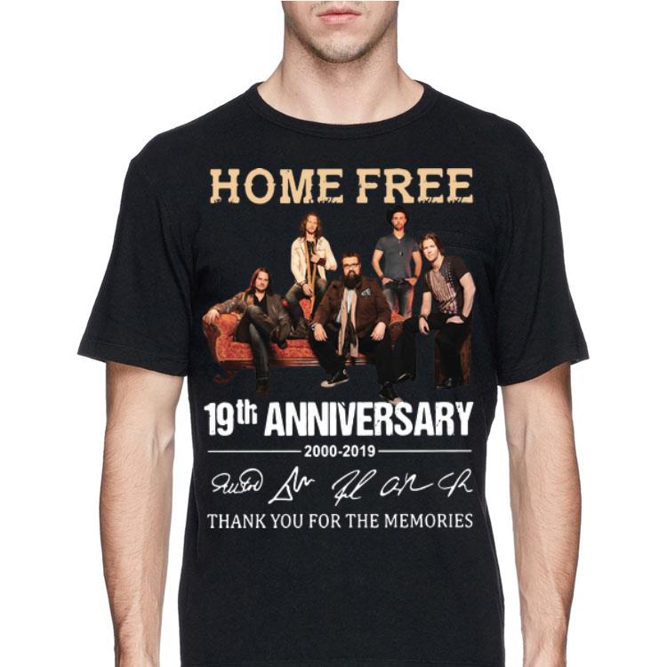 19th Anniversary 2000-2019 Signatures Home Free shirt