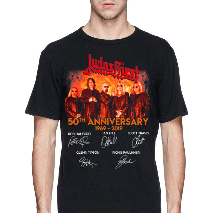 50th Anniversary 1969-2019 Signatures Judas Priest shirt 8 50th Anniversary 1969-2019 Signatures Judas Priest shirt