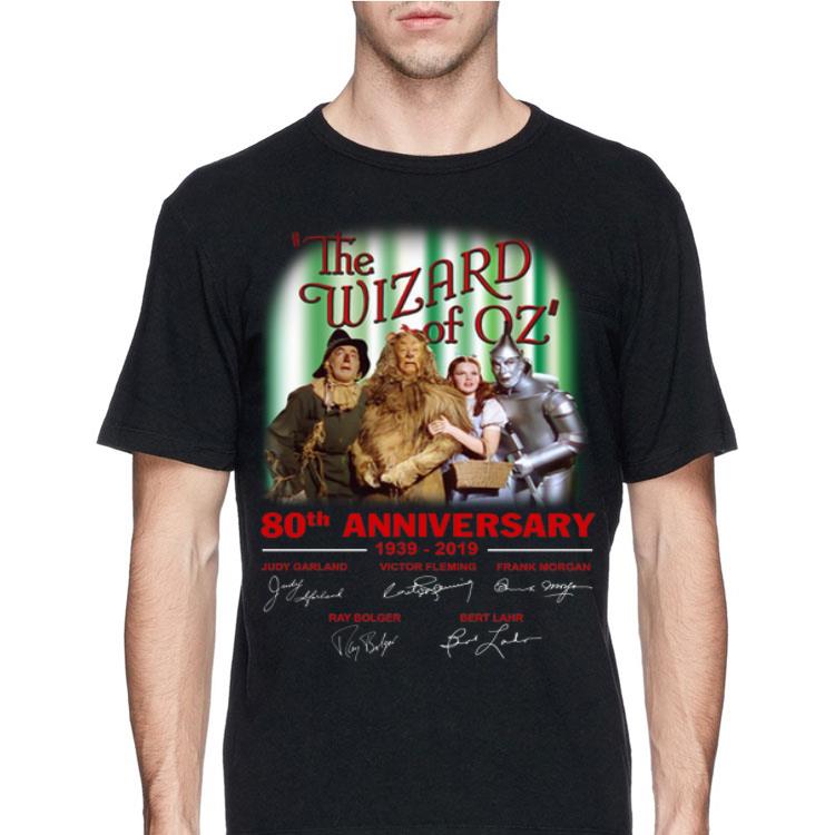 80th Anniversary 1939-2019 Signatures The Wizard of Oz shirt