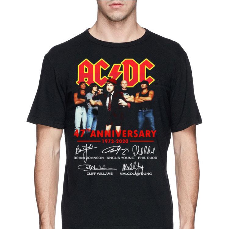 ACDC 47th Anniversary 1973-2020 Signatures shirt 8 ACDC 47th Anniversary 1973-2020 Signatures shirt