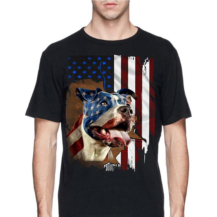American Flag Pitbull Dog colors shirt 8 American Flag Pitbull Dog colors shirt