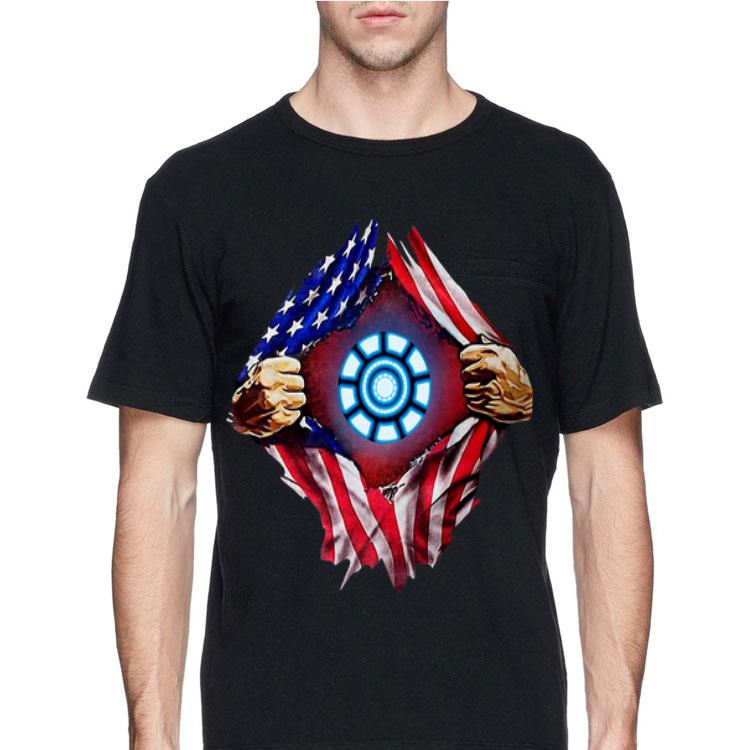 American flag Iron Man Arc Reactor shirt 8 American flag Iron Man Arc Reactor shirt