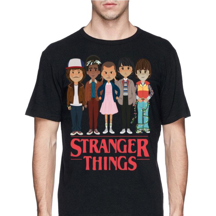 Angry Cartoon Face Characters Stranger Things shirt