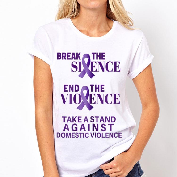 Break The Silence End The Violence Take A Stand Against shirt 8 Break The Silence End The Violence Take A Stand Against shirt