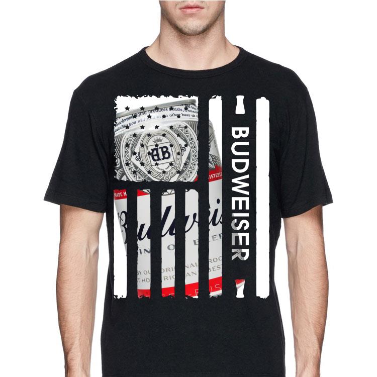 Budweiser American flag shirt