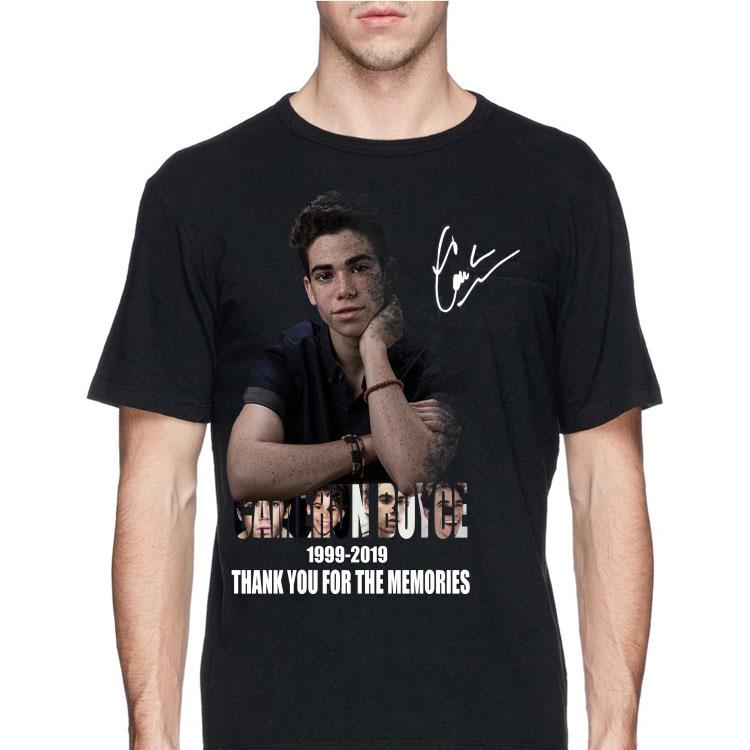 Cameron Boyce Thank You For The Memories 1999-2019 Signature shirt 8 Cameron Boyce Thank You For The Memories 1999-2019 Signature shirt