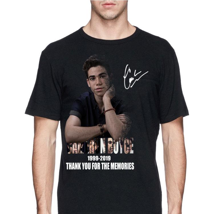 Cameron Boyce Thank You For The Memories 1999-2019 Signature shirt