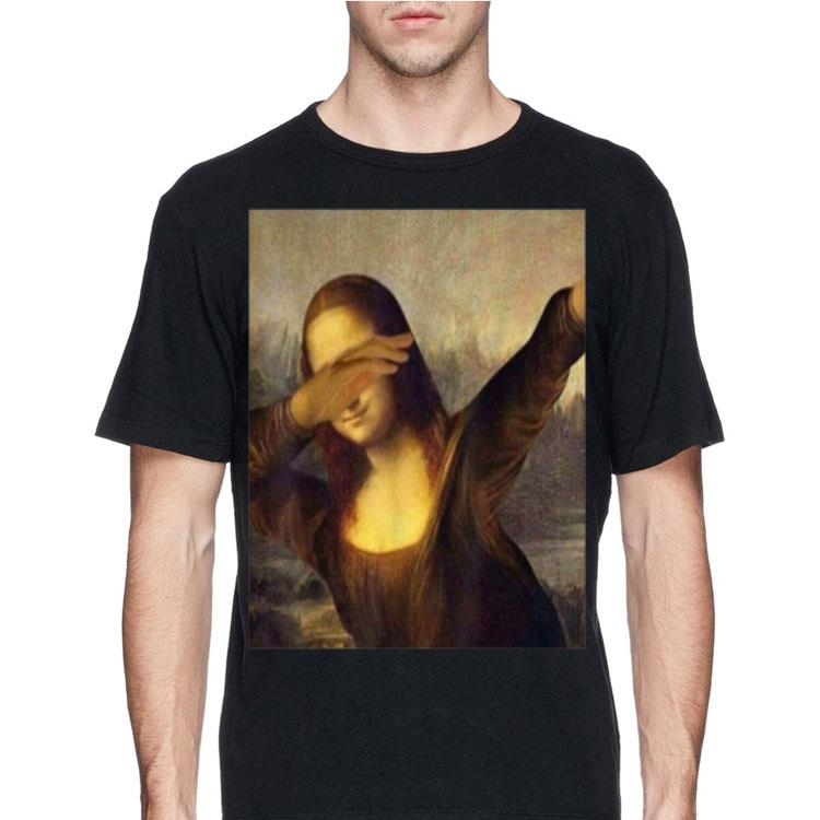 Dabbing Mona Lisa La Gioconda Chrissy Insta shirt