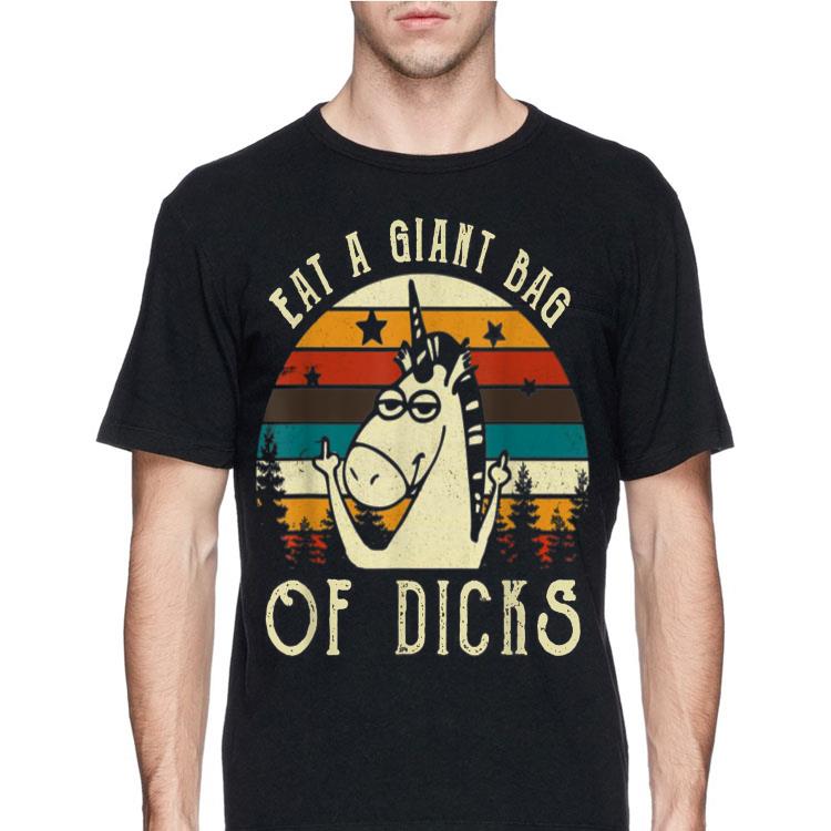 Eat A Giant Bag Of Dicks Unicorn Vintage shirt