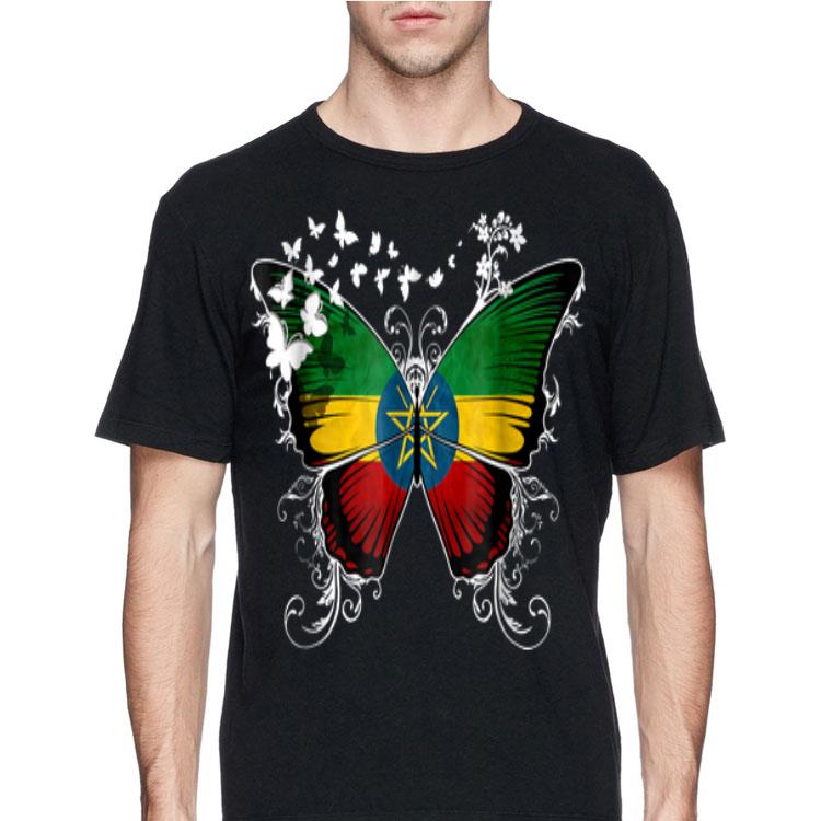 Ethiopia Flag Butterfly shirt 8 Ethiopia Flag Butterfly shirt