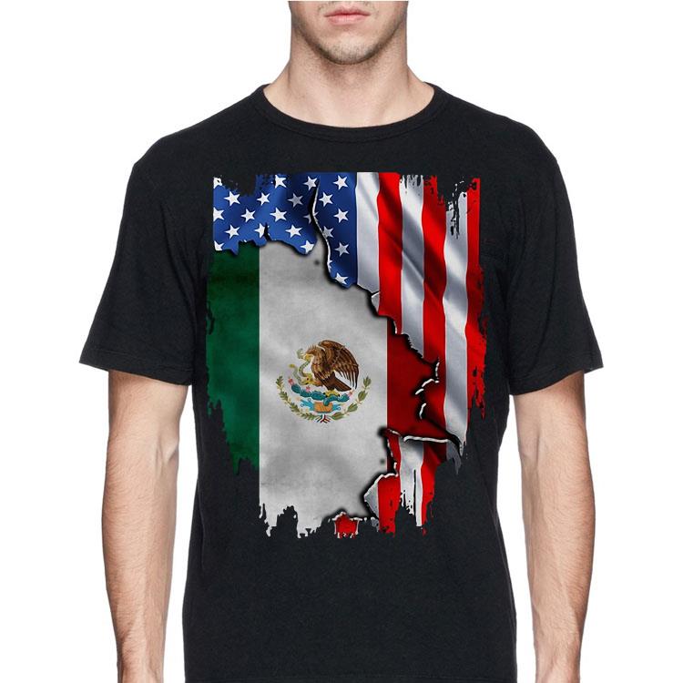 Flag American And Mexico shirt