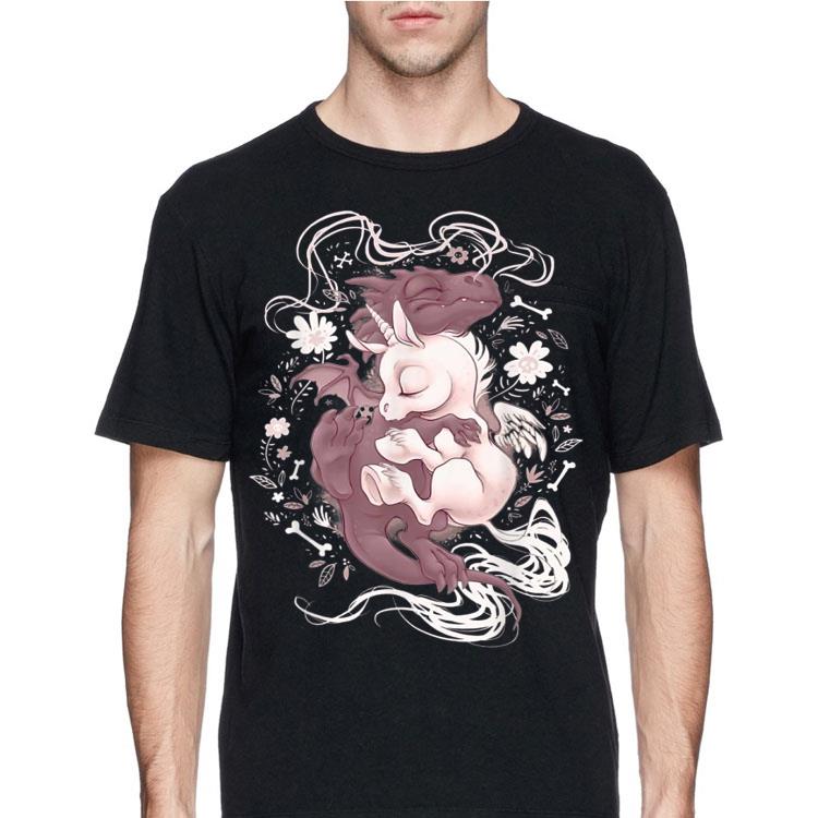 Flower Dragon Hug Baby Unicorn shirt 8 Flower Dragon Hug Baby Unicorn shirt