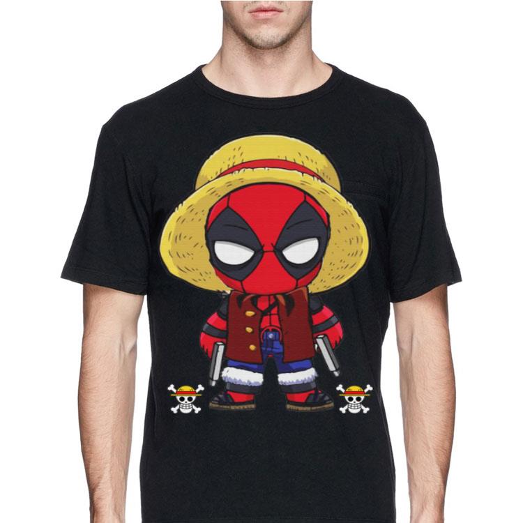 Luffy One Piece Deadpool shirt 8 Luffy One Piece Deadpool shirt
