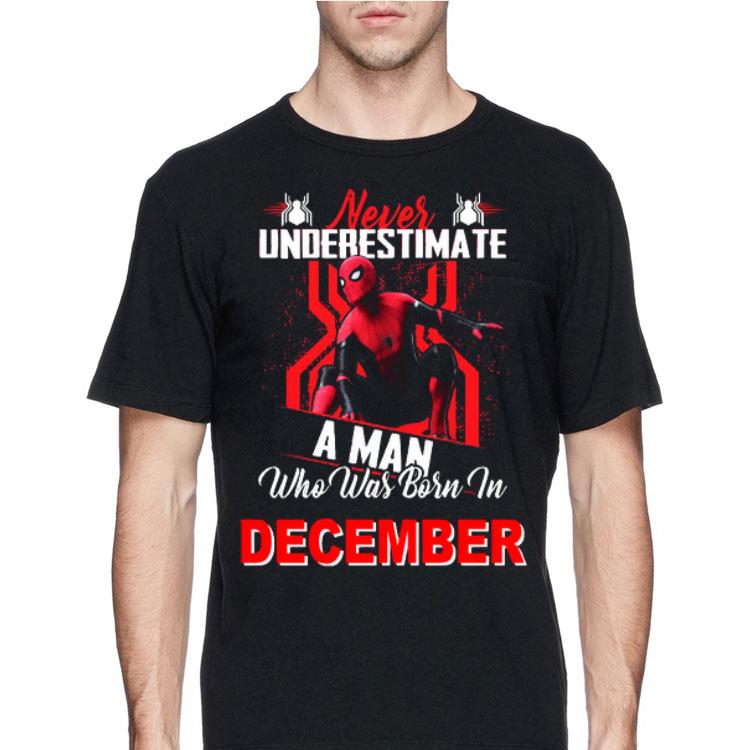 Never Underestimate A Man Who Was Born In July Marvel Spider Man shirt