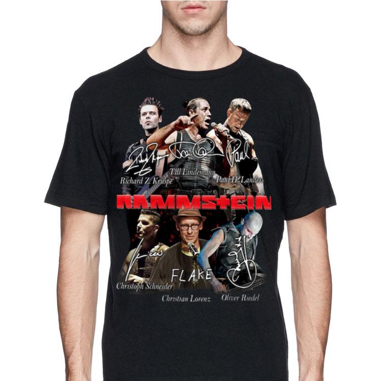 Rammstein Flake Signatures shirt 8 Rammstein Flake Signatures