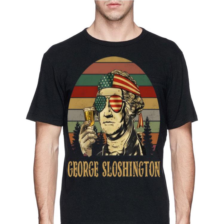 Sunset George Washington George Sloshington shirt