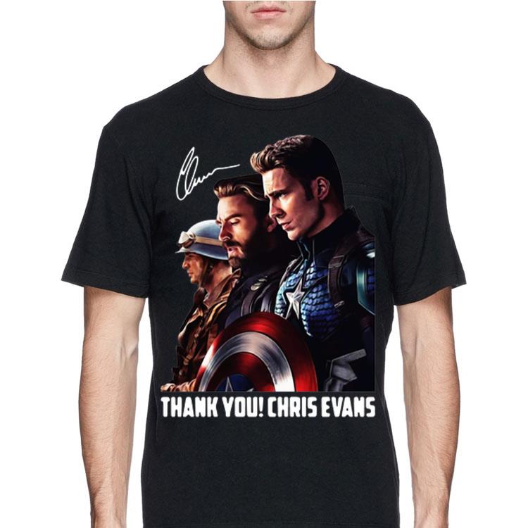 Thank You Chris Evans Captain America Signature shirt
