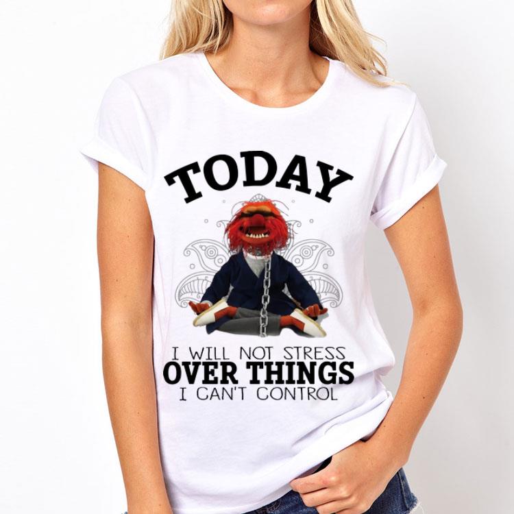 Today I Will Not Stress Over Things I Can't Control The Muppets Yoga shirt