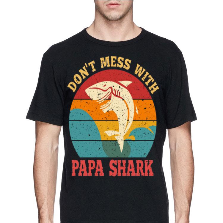 Vintage Don’t Mess With Papa Shark shirt