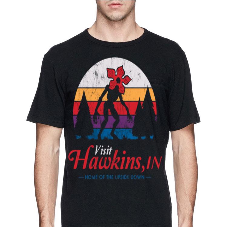 Visit Hawkins In Home Of The Upside Down Demogorgon Vintage shirt 8 Visit Hawkins In Home Of The Upside Down Demogorgon Vintage shirt
