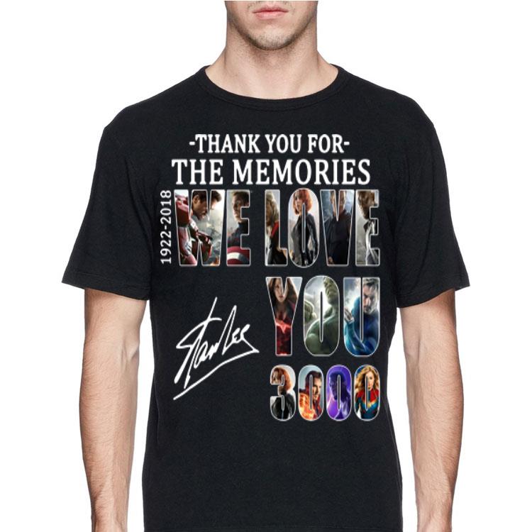 We Love You 3000 Stan Lee Thank You For The Memories 1922-2018 shirt 8 We Love You 3000 Stan Lee Thank You For The Memories 1922-2018 shirt