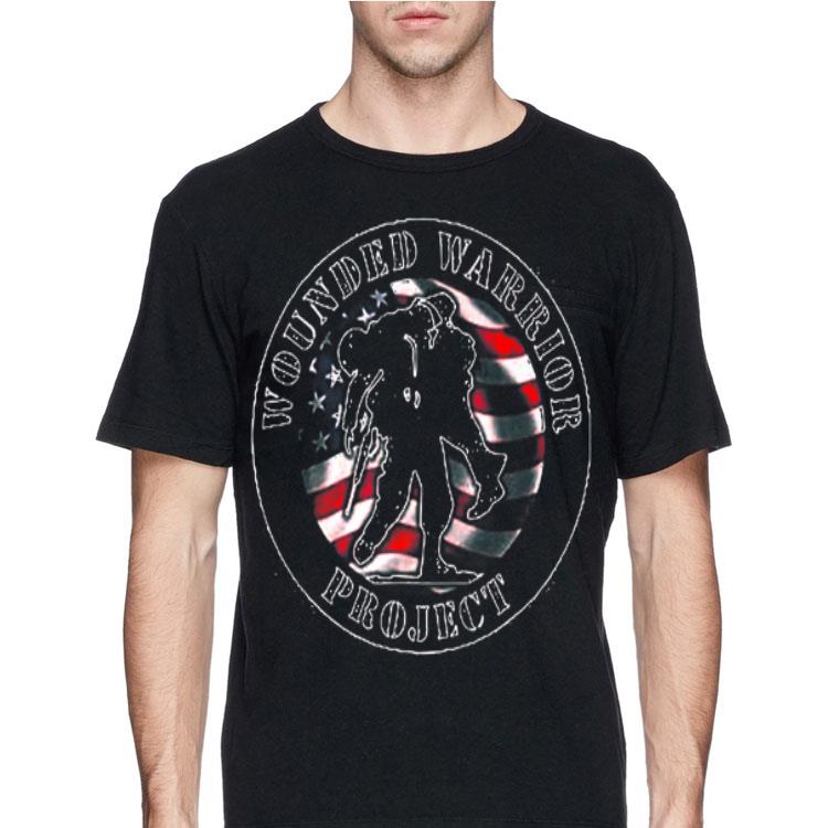 Wounded Warrior No One Left Behind American Flag shirt 8 Wounded Warrior No One Left Behind American Flag shirt